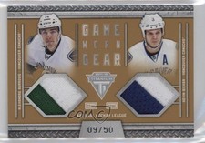 2011-12 Panini Titanium Prime /50 Alexandre Burrows Kevin Bieksa #20