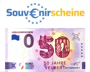 0 Euro Schein XETN 2024-3 JUBILÄUMSSCHEIN 50 JAHRE VELBERT - Bild 1 von 1