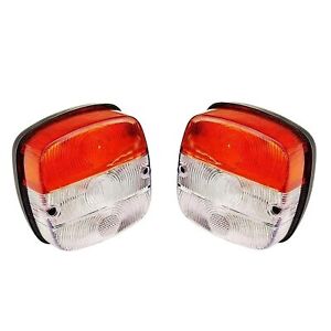 Front Side Lights Lamp Assembly Set with 12v Bulbs Suitable for Iveco Santana 