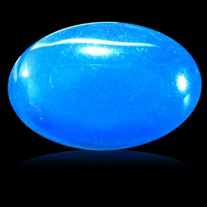 1.46 ct Supreme Oval Cabochon Shape (10 x 7 mm) Blue Opal Natural Gemstone - Picture 1 of 1