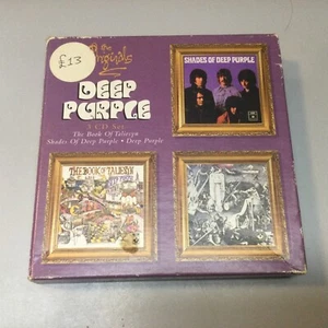 DEEP PURPLE - The Originals 3 CD Box Shades Of , Book Of Taliesyn, + ST, RARE!! - Picture 1 of 10