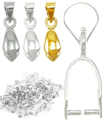 10stk Anhängerschlaufe Ösen 15mm Messing Kettenverschluss Clip Zubehör Anhänger - Bild 1 von 4