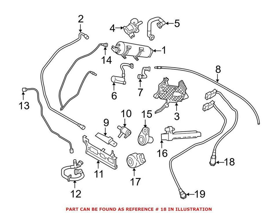 Genuine OEM Front Oxygen Sensor For BMW i8 2014-2020 Foto 1 de 1
