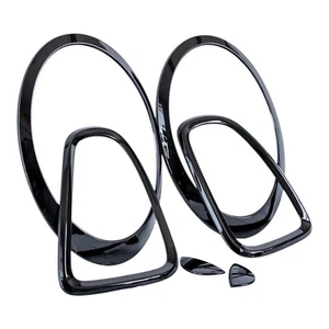 MINI Copriluce Anteriore + Posteriore Surround Nero Lucido R56 R57 R58 R59 Stick on - Foto 1 di 11