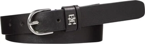 Tommy Hilfiger Cintura nera Donna con dettagli argento, larghezza 3,5cm - tg 120 - Foto 1 di 11