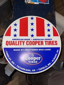 Rare Cooper Tires Tire Paper Insert Advertising Sign NEW OLD STOCK 2/92 - Picture 1 of 3