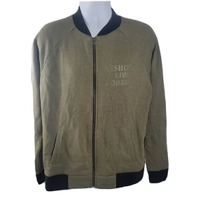 ALF Assholes*s Live Forever Pullover grün mit durchgehendem Reißverschluss Jacke Känguru Tasche Herren L - Bild 1 von 11