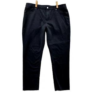 Michael Kors Jeans Men 34x28* Black Parker Slim Fit Academia Classic Core Preppy - Picture 1 of 14