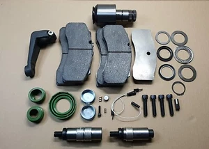 U045 Repair Set Brake Caliper Right Unimog U400 U500 for 1300VG Incl. Brake Pad - Foto 1 di 8
