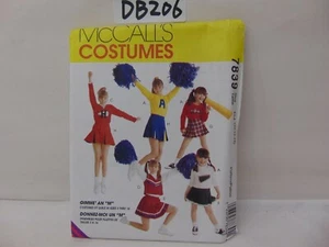 BUTTERICK SEWING PATTERN UNCUT COSTUME 7839 CHEERLEADER UNIFORM CHILD CJ 10-14 - Picture 1 of 3