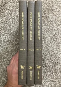 Notizbücher von Percy Bysshe Shelley in drei Bänden, 1968, Phaeton Press NY - Bild 1 von 7
