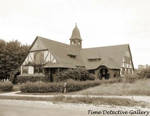 Iglesia Episcopal, Magnolia, Massachusetts - alrededor de 1900 - Impresión fotográfica histórica - Imagen 1 de 1