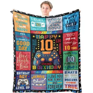 10 Year Old Boy Gift Ideas Blanket 60"x50" 10 Year Old Boy Gifts Gifts for 10... - Picture 1 of 7