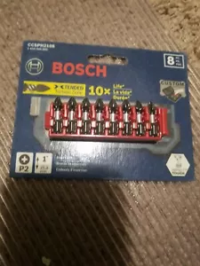 Bosch Custom Case 8 pezzi 1/4" x 1" Phillips punta avvitatore a percussione CCSPH2108 - Foto 1 di 4