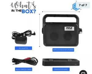 Pyle PTVSP18 Wireless TV Speaker Transmitter & Receiver - Picture 1 of 4