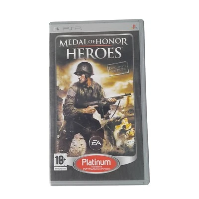 Medal of Honor Heroes Sony PSP Game Platinum Complete With Manual  - Image 1 of 4