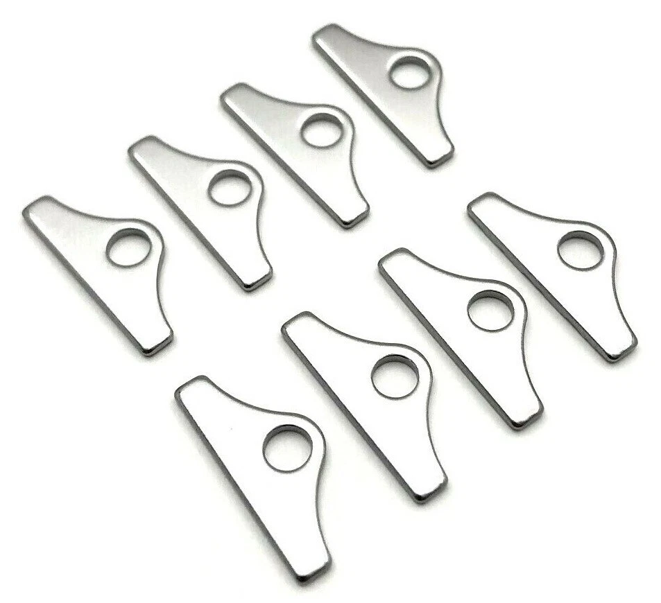 Chrome Valve Cover Hold Down Tabs - Pack Of 8 - Image 1 of 1