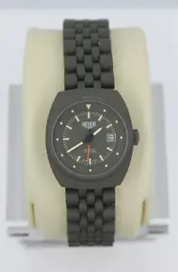 New Heuer Pre TAG 981.058 Military Green PVD Sport Watch Women's Mint NOS Rare - Picture 1 of 13