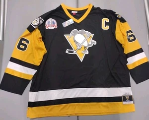 Mitchell & Ness Pittsburgh Penguins Mario Lemieux 1991-92 Vintage Jersey 4XLB - Picture 1 of 9