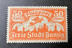 Alemania DANZIG Estado Libre 50 marcos Mi 134 como nuevo original - Imagen 1 de 2