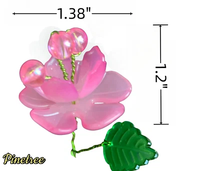 Flor de cerezo hágalo usted mismo artesanía flores artificiales regalo sin florero Foto 1 de 4