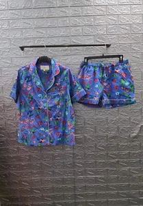 New Printfresh Women's Short Pajama Set Sz S - Picture 1 of 8