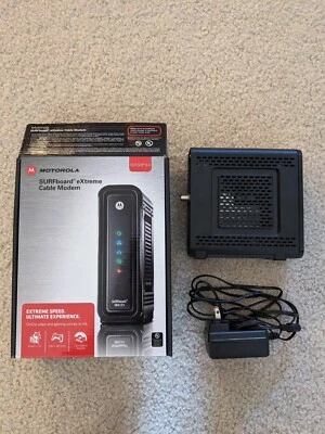 Motorola SURFboard Extreme Cable Modem SB6121 Docsis 3.0 Up To 160 Mbps - Image 1 of 4