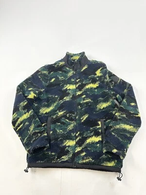 Chaqueta American Eagle Para Hombre Pequeña Colorida Camuflaje Cremallera Completa Sherpa Vellón Foto 1 de 4