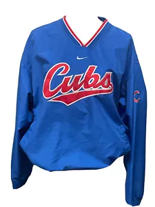 JERSEY NIKE Chicago Cubs BORDADO CENTRO SWOOSH CHEQUE POLIETILENO PARA HOMBRE TALLA M - Imagen 1 de 12
