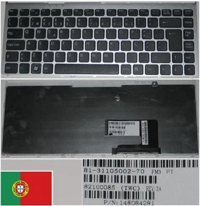 Keyboard qwerty Po Portuguese Sony Vgn-Fw FW17 FW19 81-31105002-70 148084281 Blk - Picture 1 of 1