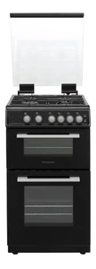 Montpellier MDOG50LK 50cm Double Gas Cooker in Black - Picture 1 of 1