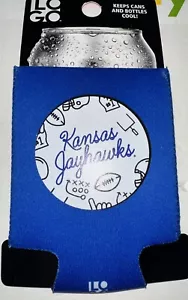 Kansas Jayhawks Can Cooler 12oz. Collapsible Koozie One-Sided - Picture 1 of 2
