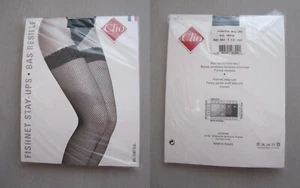 Bas Rete Autoreggenti Giarrettiera Fantasia Taglia 1 Clio Fabbricato IN Francia - Imagen 1 de 2