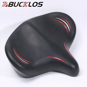 BUCKLOS Comfortable Extra Wide Bicycle Seat Saddle Big Bum fit Exercise/Peloton​ - Picture 1 of 31