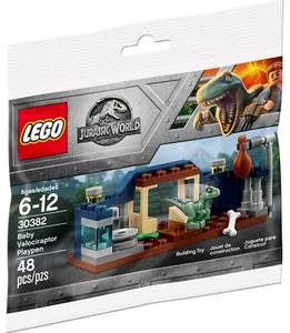 LEGO Jurassic World. Baby Velociraptor Playpen. Dinosaur. 30382. PolyBag. RARE. - Picture 1 of 5