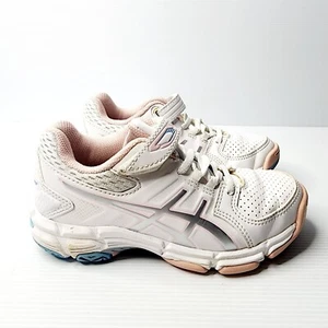 Asics Gel Girls Joggers Shoes Size K12 White School Sports Runners - Picture 1 of 11