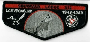 Boy Scout OA 312 Sinawava Lodge Section W6W Conclave 2015 Centennial Flap - Picture 1 of 1