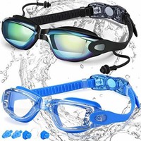 Aegend Swim Goggles Swimming No Leaking Anti Fog UV Protection Clear Pool Aqua