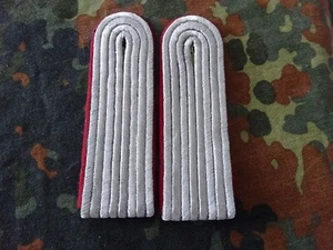 75) Org. DDR NVA Dienstgrad Offizier 1 Paar Artillerie ziegelrot Raketentruppe - Bild 1 von 6