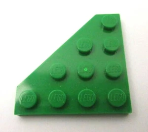 LEGO Green Wedge Plate 4x4 Cut Corner Réf 30503 - Imagen 1 de 1