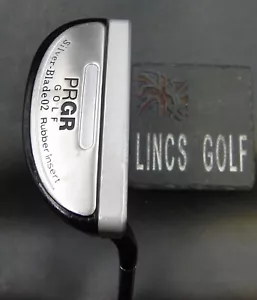 PRGR Golf Silver-Blade 02 Rubber Insert Putter 88cm Steel Shaft Forward Grip - Picture 1 of 11
