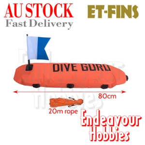 ET-FINS Torpedo Spearfishing Float with Flag - Scuba Diving Buoy, AU STOCK - Picture 1 of 2