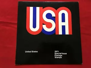 usps 1971 SPECIAL ISSUE MINT YEAR SET SCARCE - TYPE 2 - RARE FIND - Picture 1 of 4