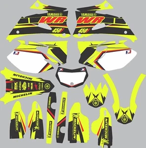 Vibrant Highlighter YAMAHA GRAPHICS WRF450 WRF 450 2007-2011 - Foto 1 di 1