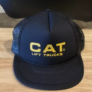 Vintage CAT Lift Trucks Foam Front Snapback Trucker Hat Cap Madhatter Brand NEW - Picture 1 of 2