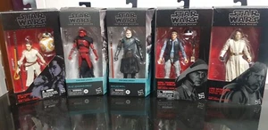 star wars black series figures x5, baylon skull, rey, hk87,rebel trooper,luke - Picture 1 of 6