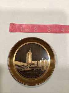 Marshall Fields - 1933 Chicago Weltausstellung 3" Kupfer Untersetzer 1 von 6 - Bild 1 von 3