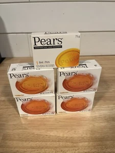 Pears Original Transparent Soap 4.4 Oz, - 4 Count + 1 Bonus Bar - Picture 1 of 4