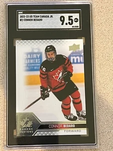 Connor Bedard #2 SGC 9.5 2022 Team Canada Juniors - Picture 1 of 2