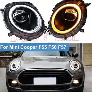 2xLED Headlights Assembly For BMW MINI F56 14-19 LED DRL Replace Factory Halogen - Picture 1 of 19